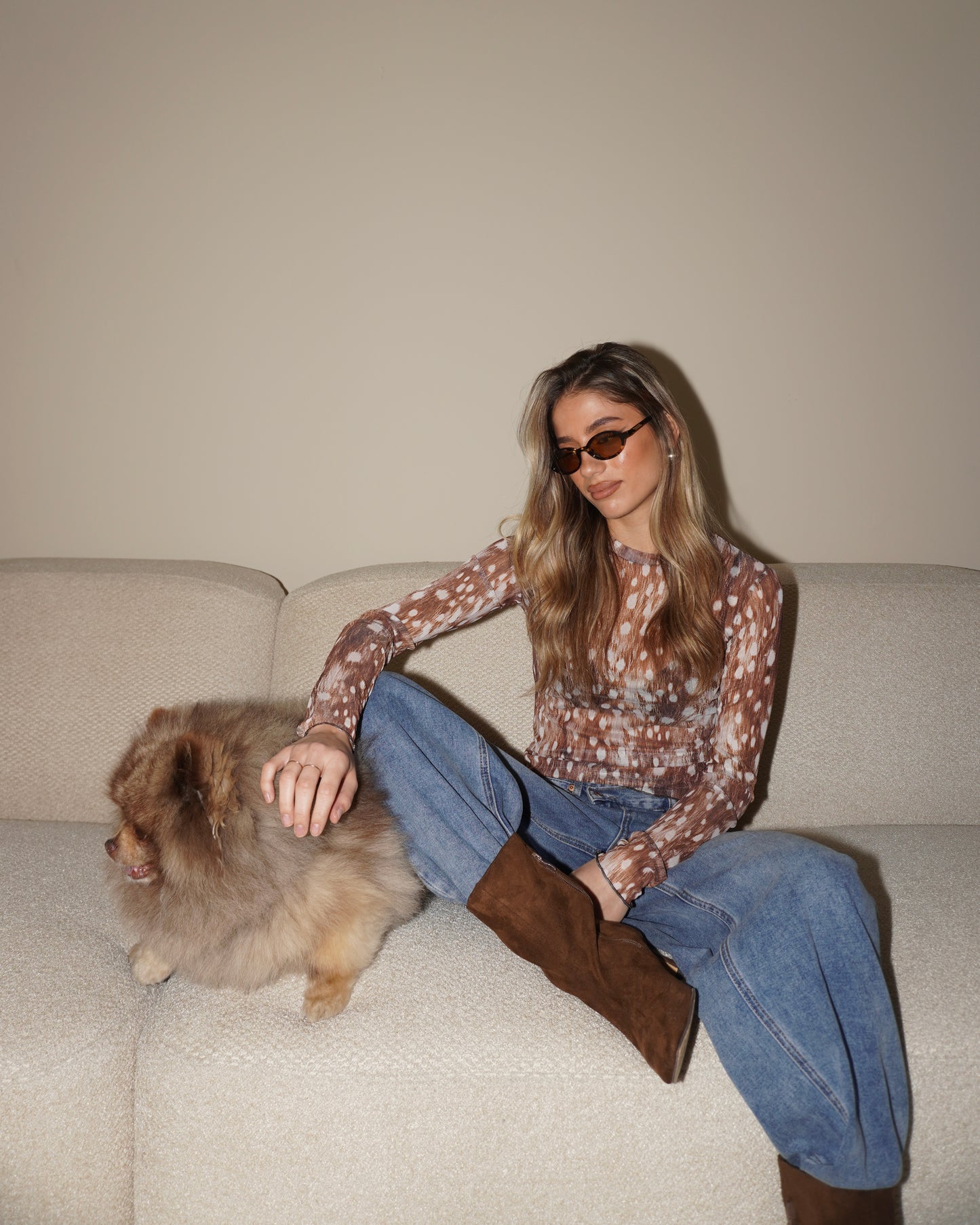 MAGLIA ANIMALIER LUMINA