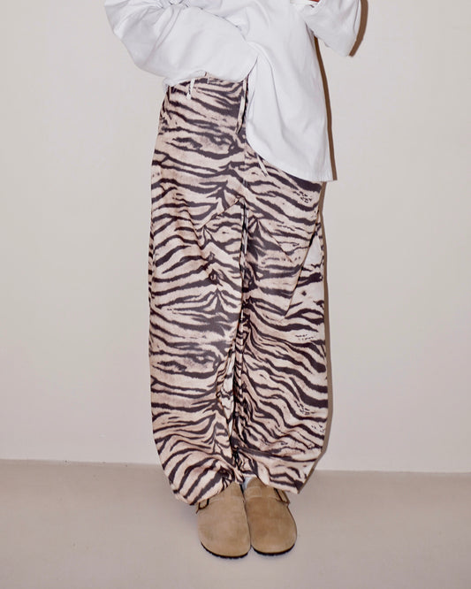 PANTALONE MORBIDO ZEBRATO