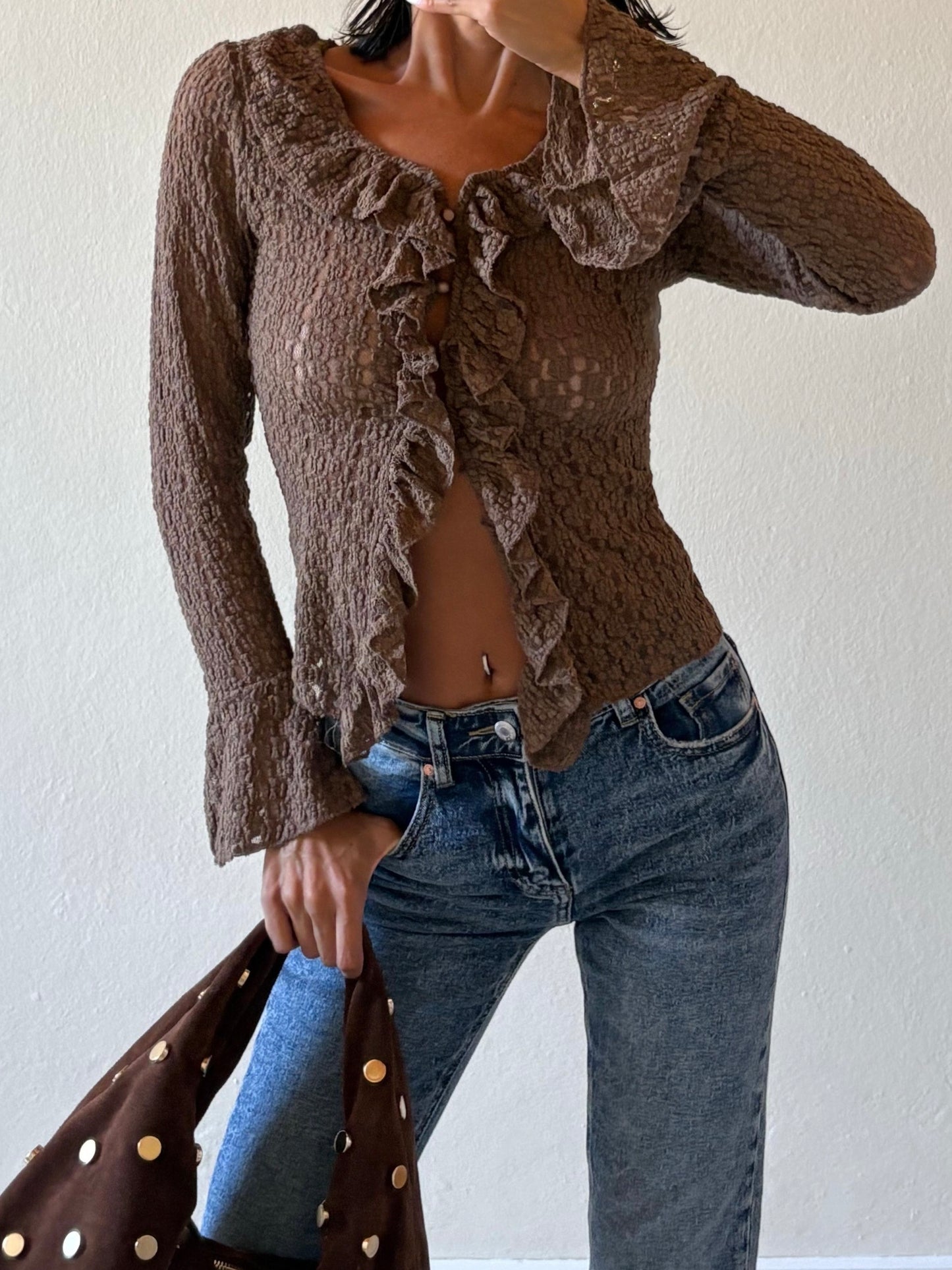 CARDIGAN IN PIZZO