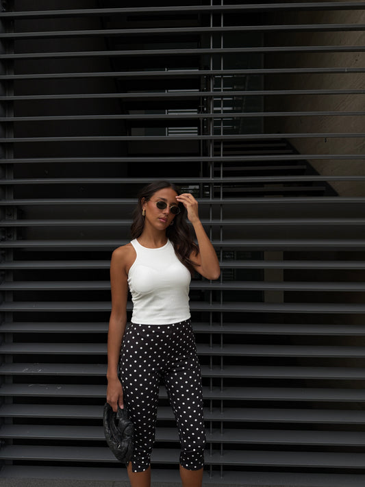 LEGGINGS CAPRI A POIS
