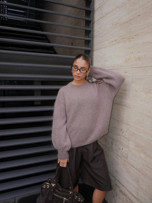 MAGLIONE GIROCOLLO MOHAIR