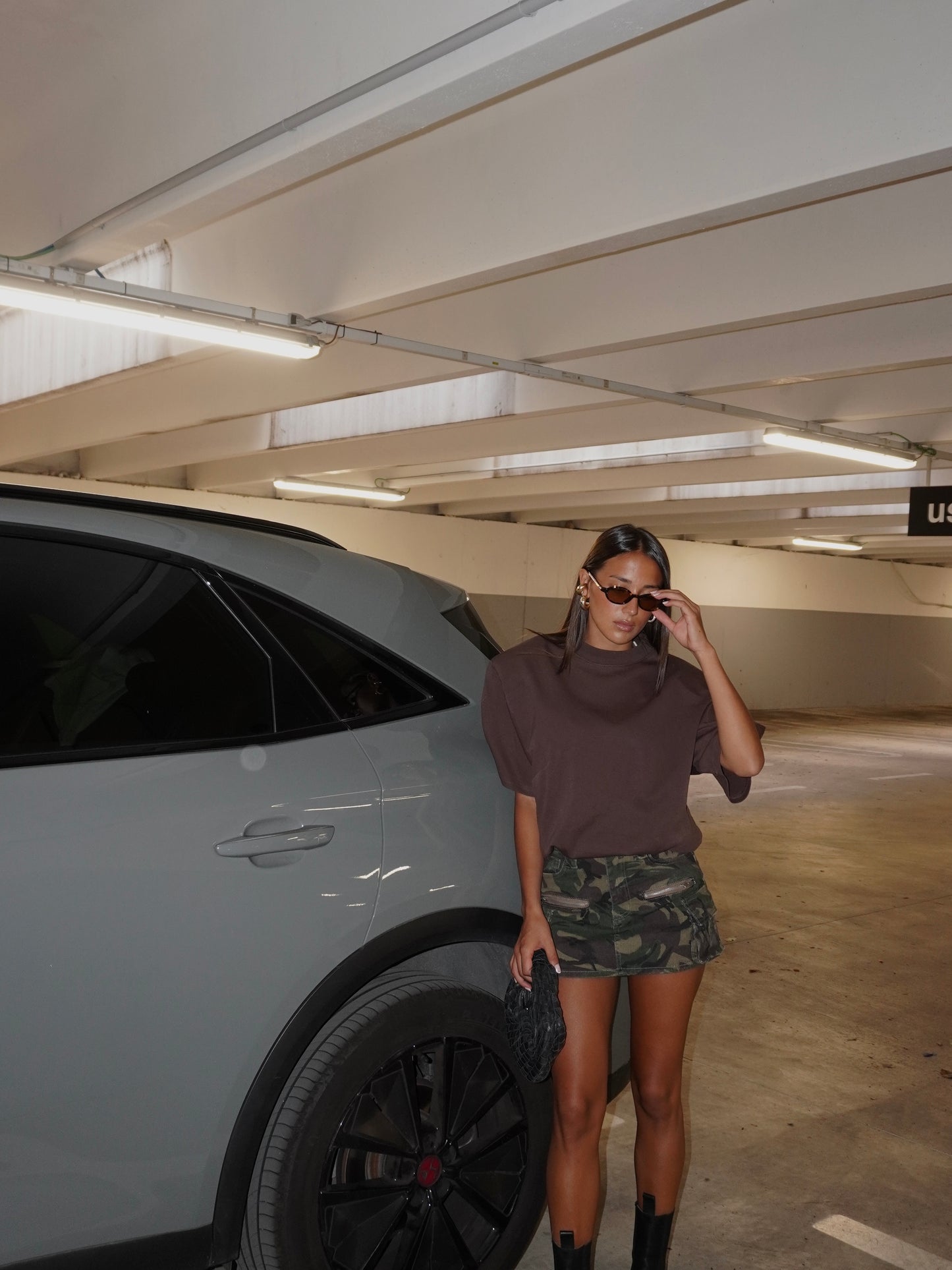 MINIGONNA CARGO MILITARE