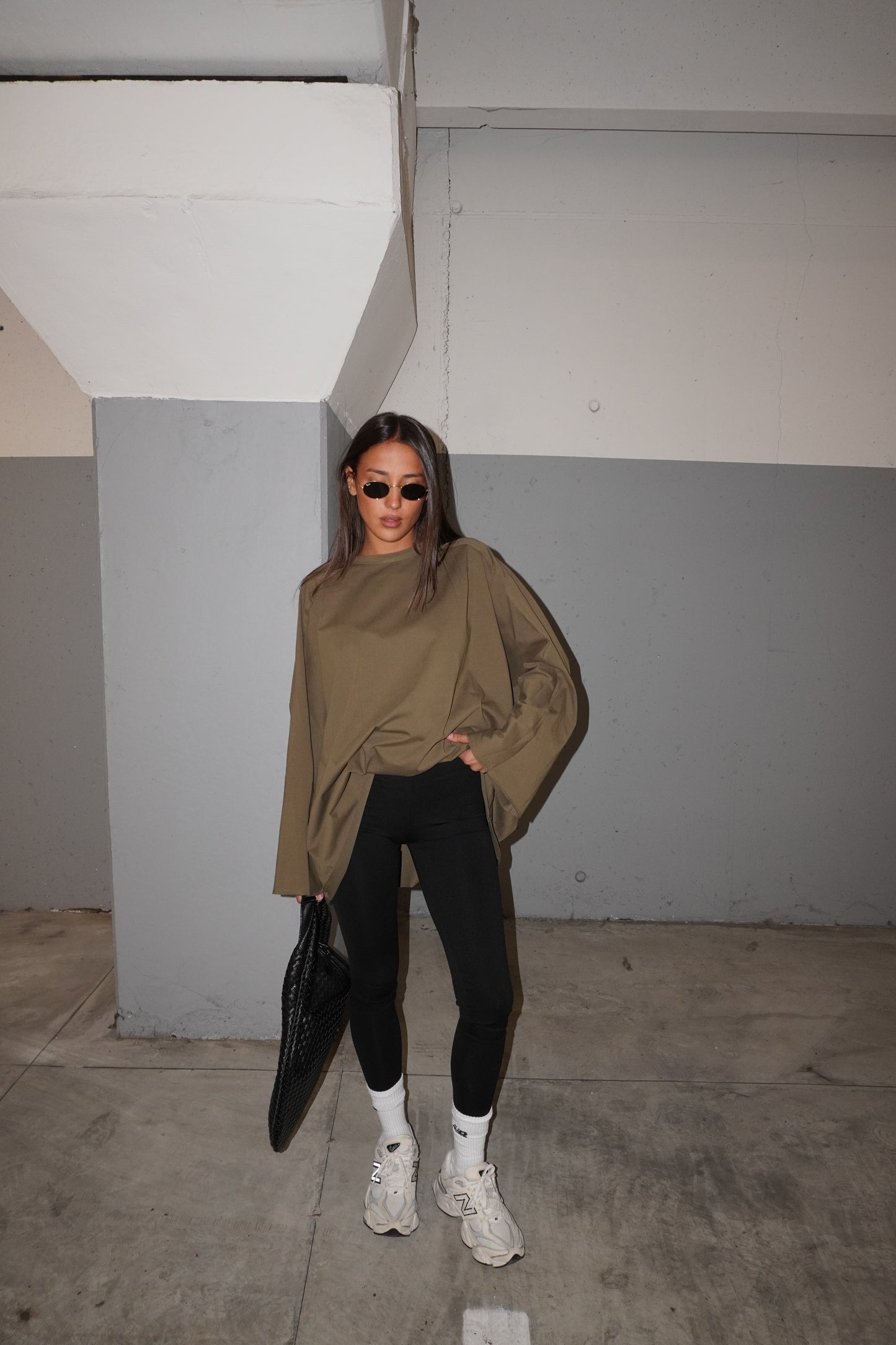 LEGGINGS A VITA ALTA ELASTICIZZATO