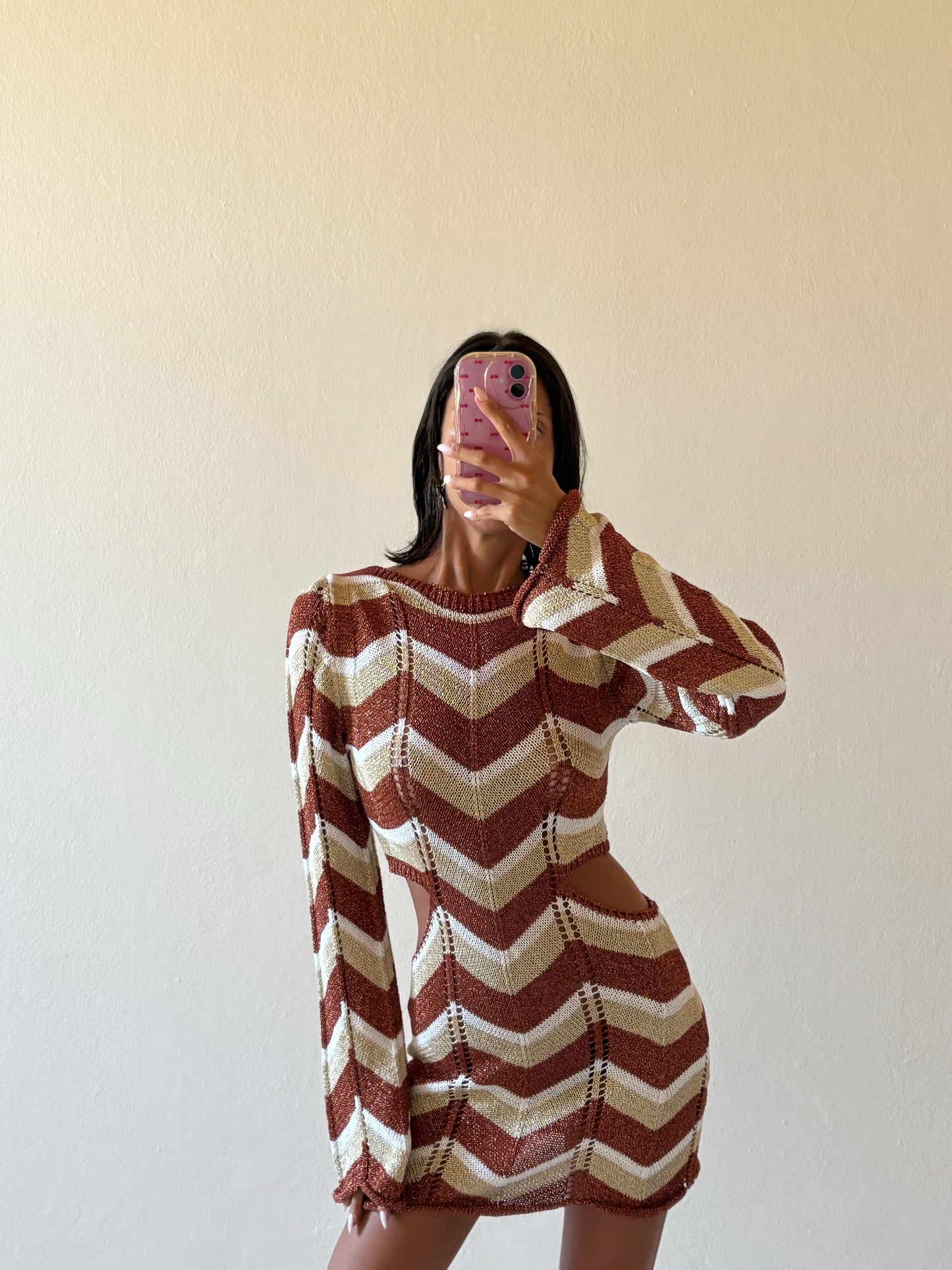 ABITO CUT OUT IN LUREX