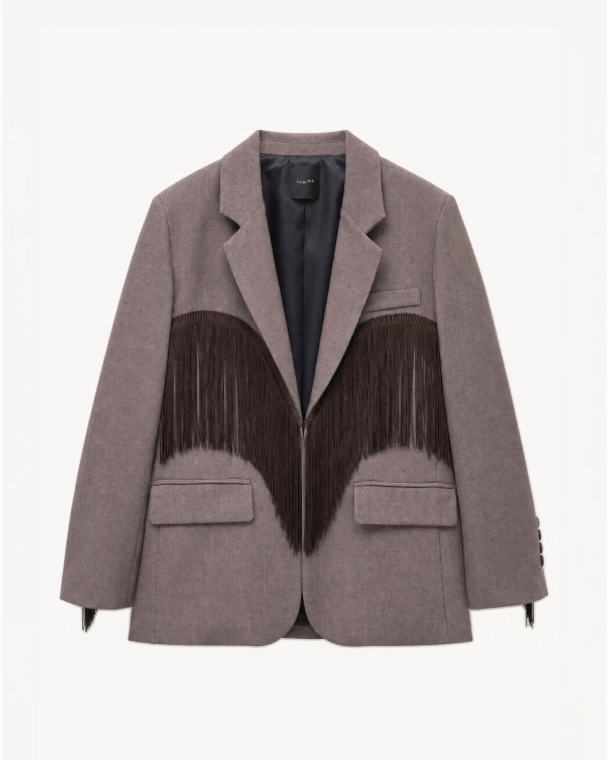 BLAZER OVER CON FRANGE LUMINA