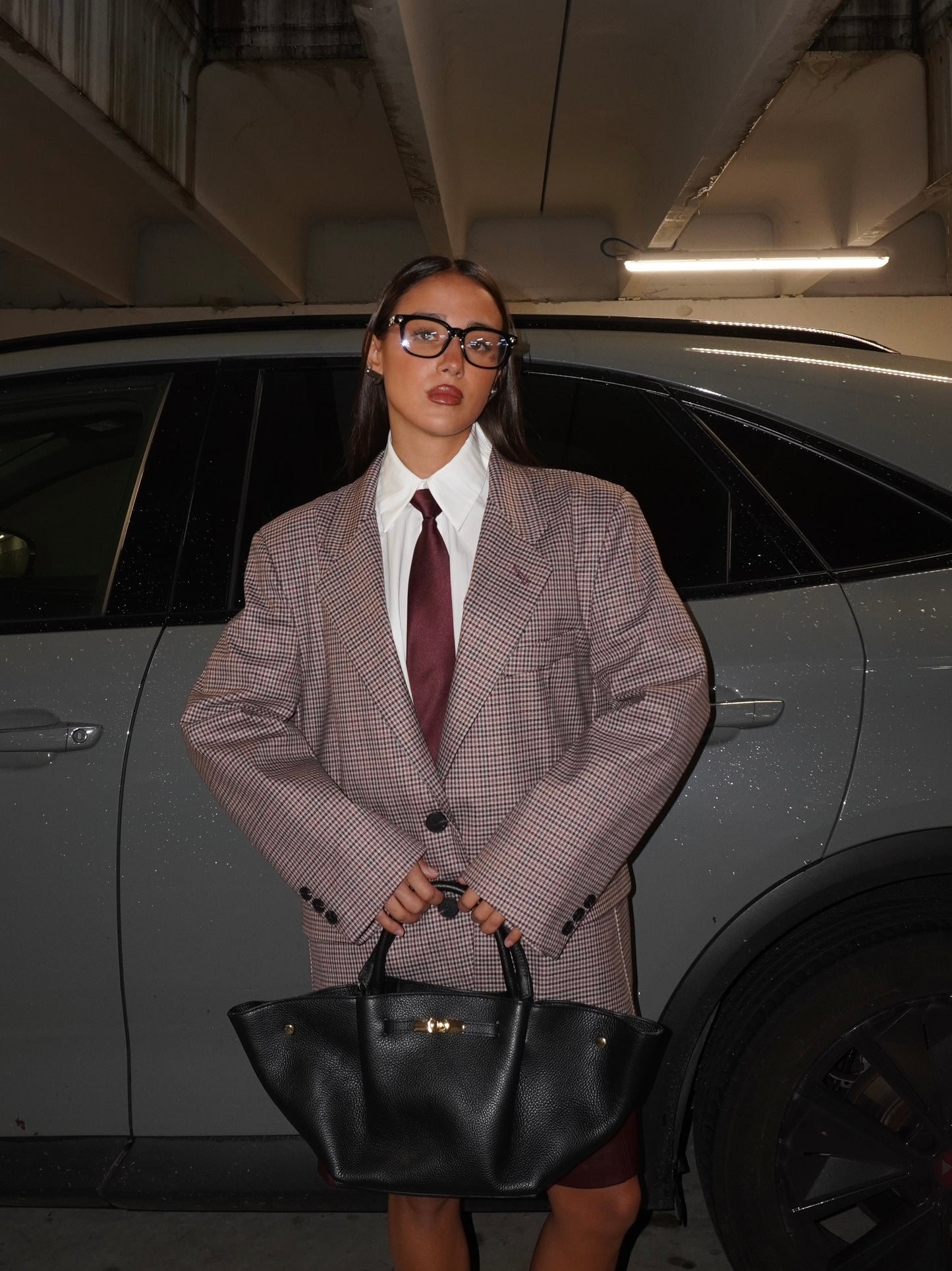 BLAZER PIED DE POULE LUMINA