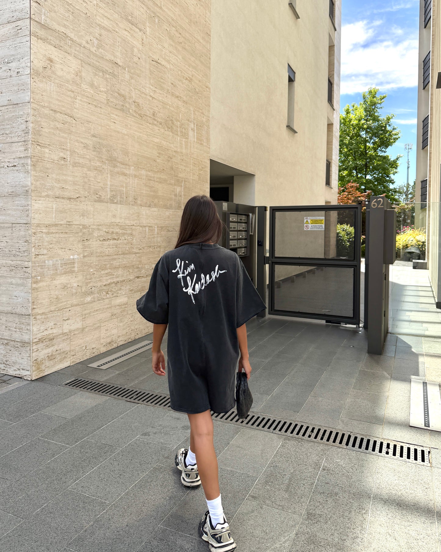 MAXI TUTINA OVERSIZE CON SCRITTA