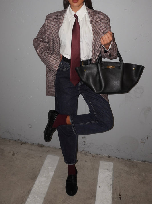 BORSA TOTE SHOPPING VERA PELLE