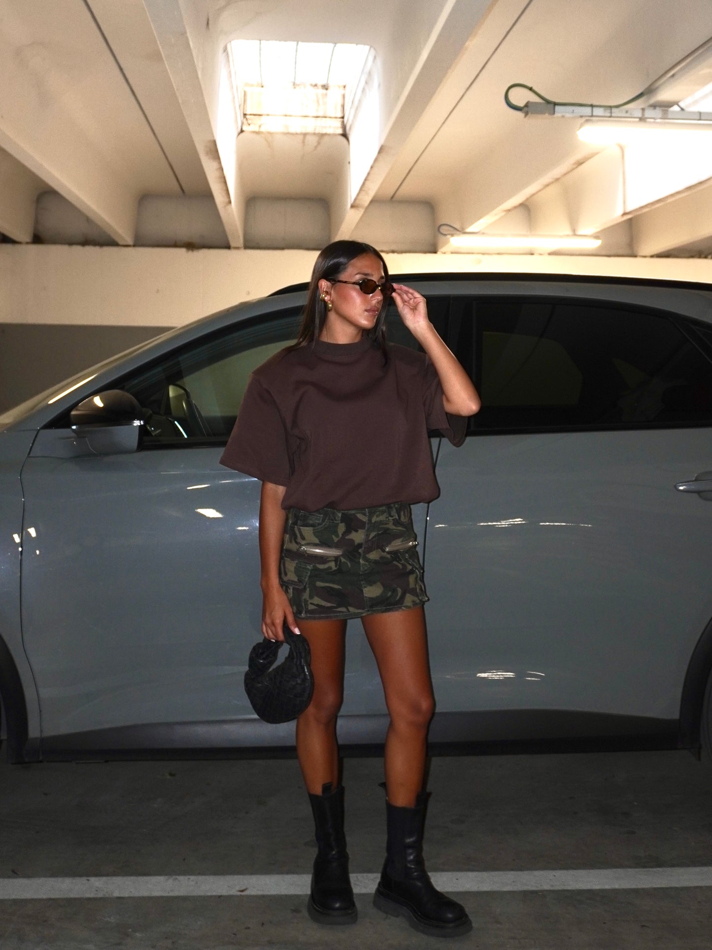 MINIGONNA CARGO MILITARE