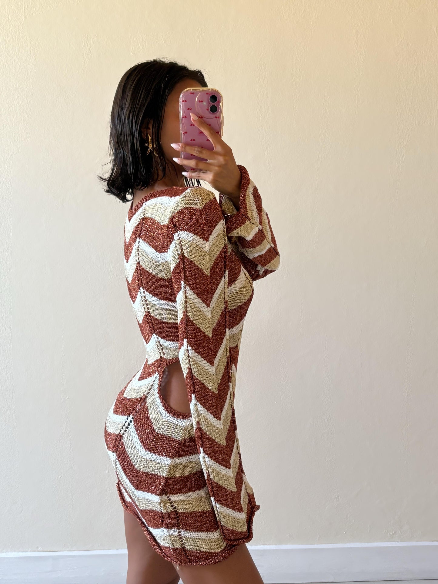 ABITO CUT OUT IN LUREX
