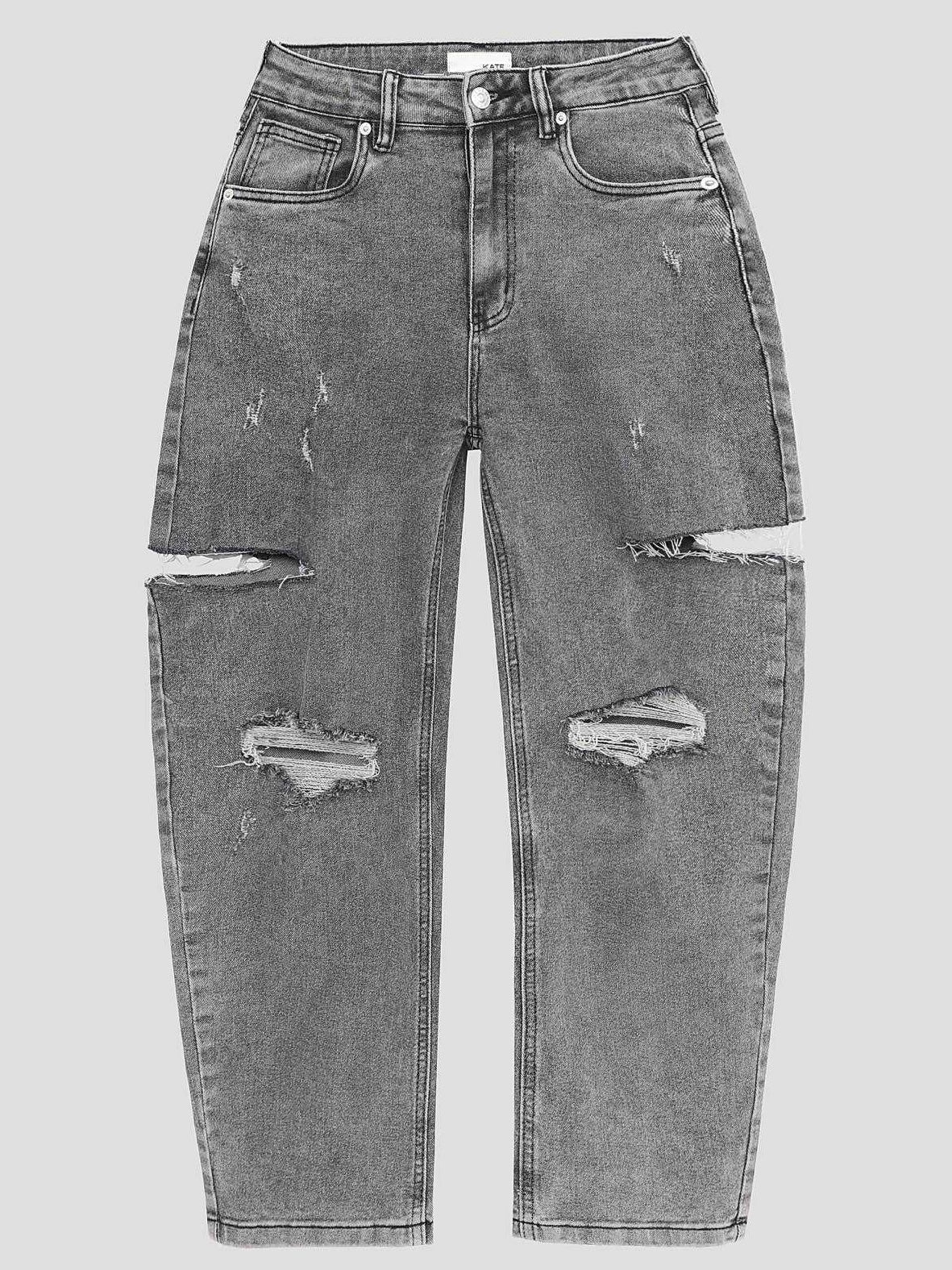 JEANS BAGGY CON STRAPPI