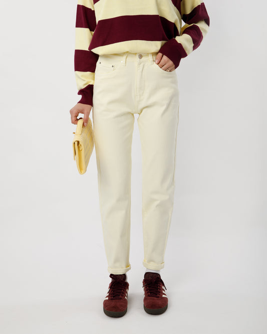 JEANS CINQUE TASCHE MOM FIT