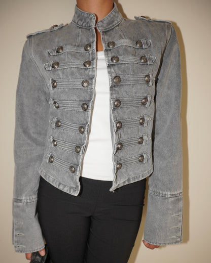 GIACCA IN DENIM CON BOTTONI