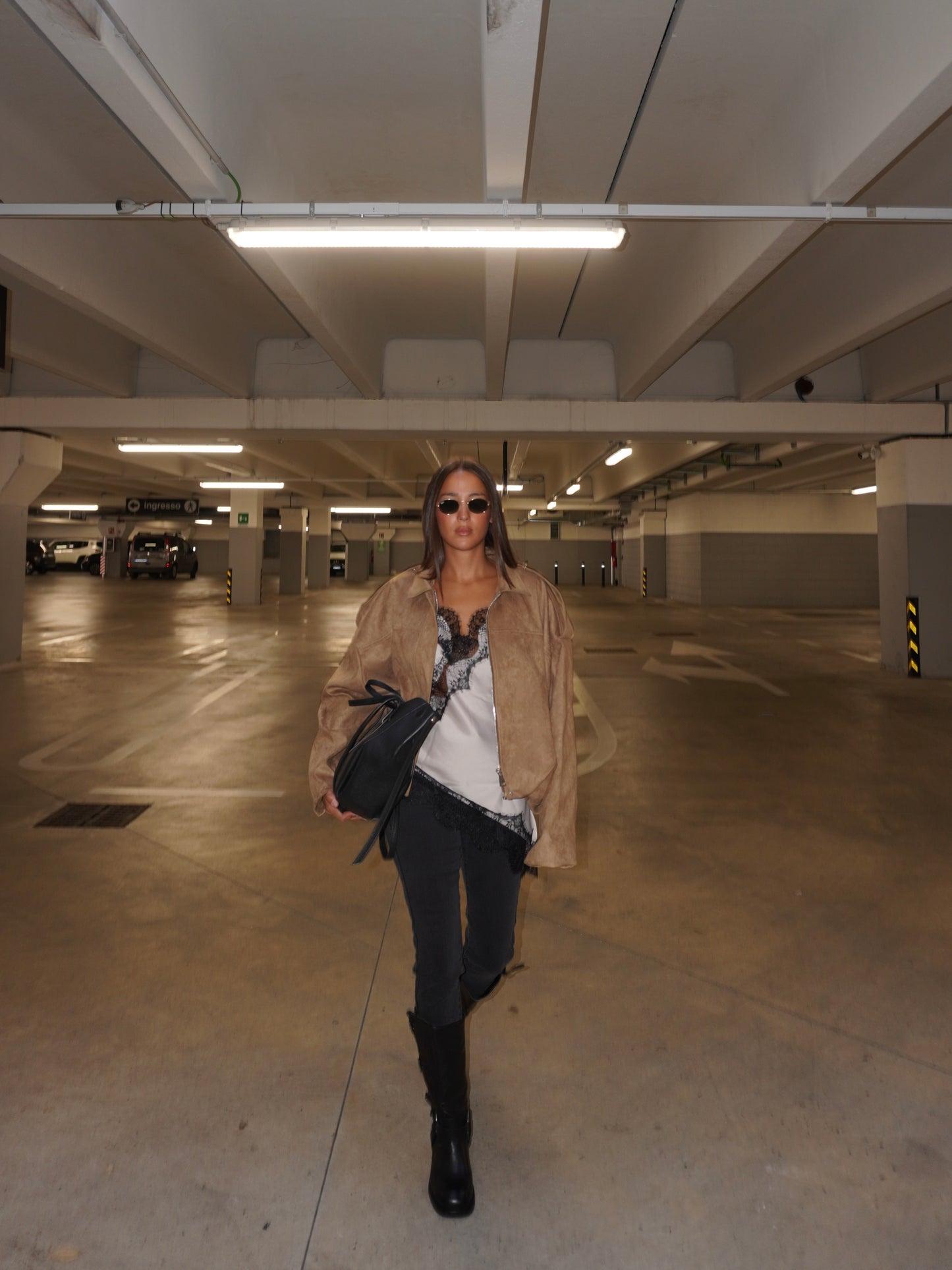 GIACCA BOMBER CON ZIP