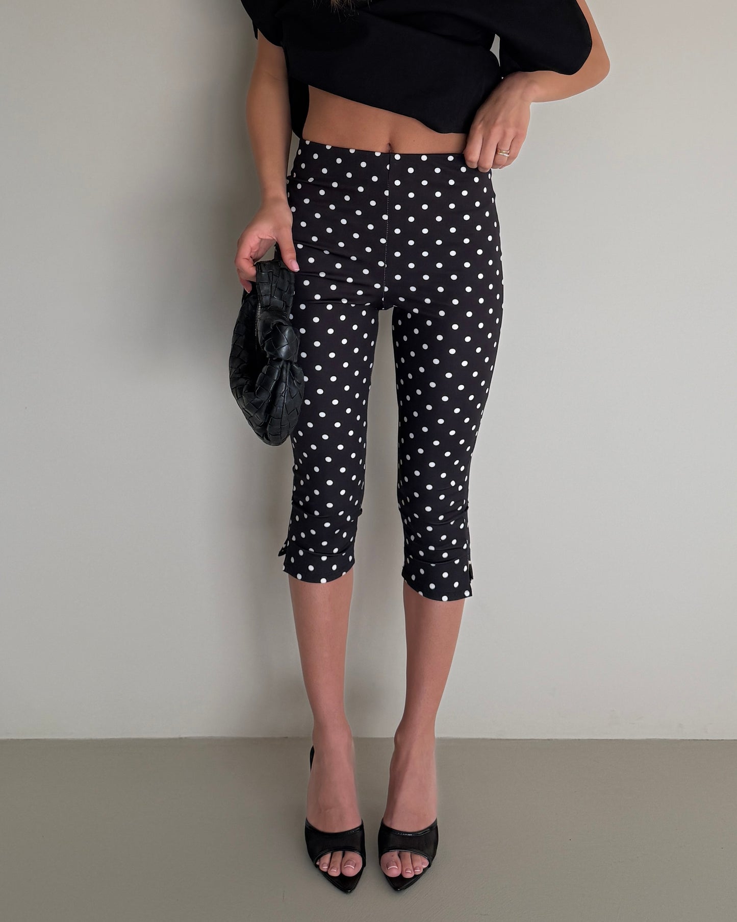 LEGGINGS CAPRI A POIS