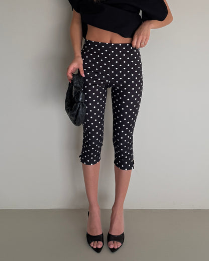 LEGGINGS CAPRI A POIS