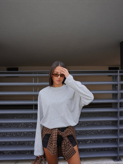 MAGLIA MANICA AMPIA CON SPALLE IMBOTTITE