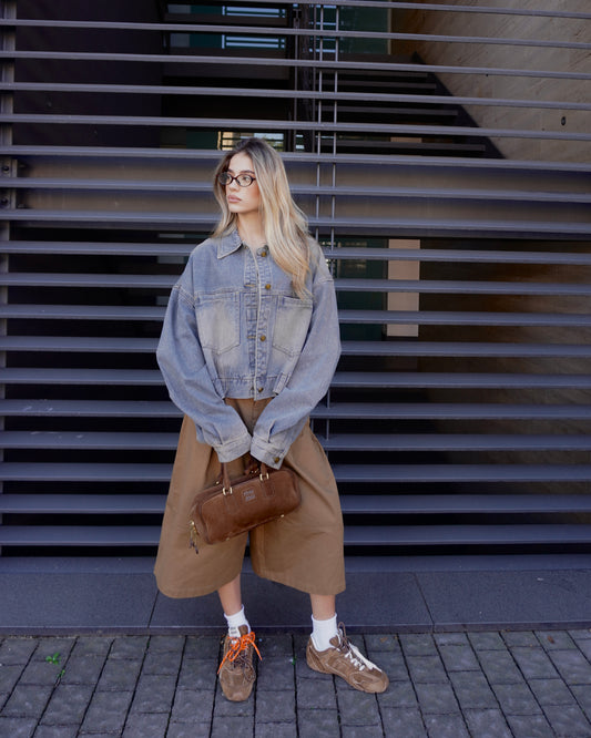 BERMUDA LUNGO IN COTONE