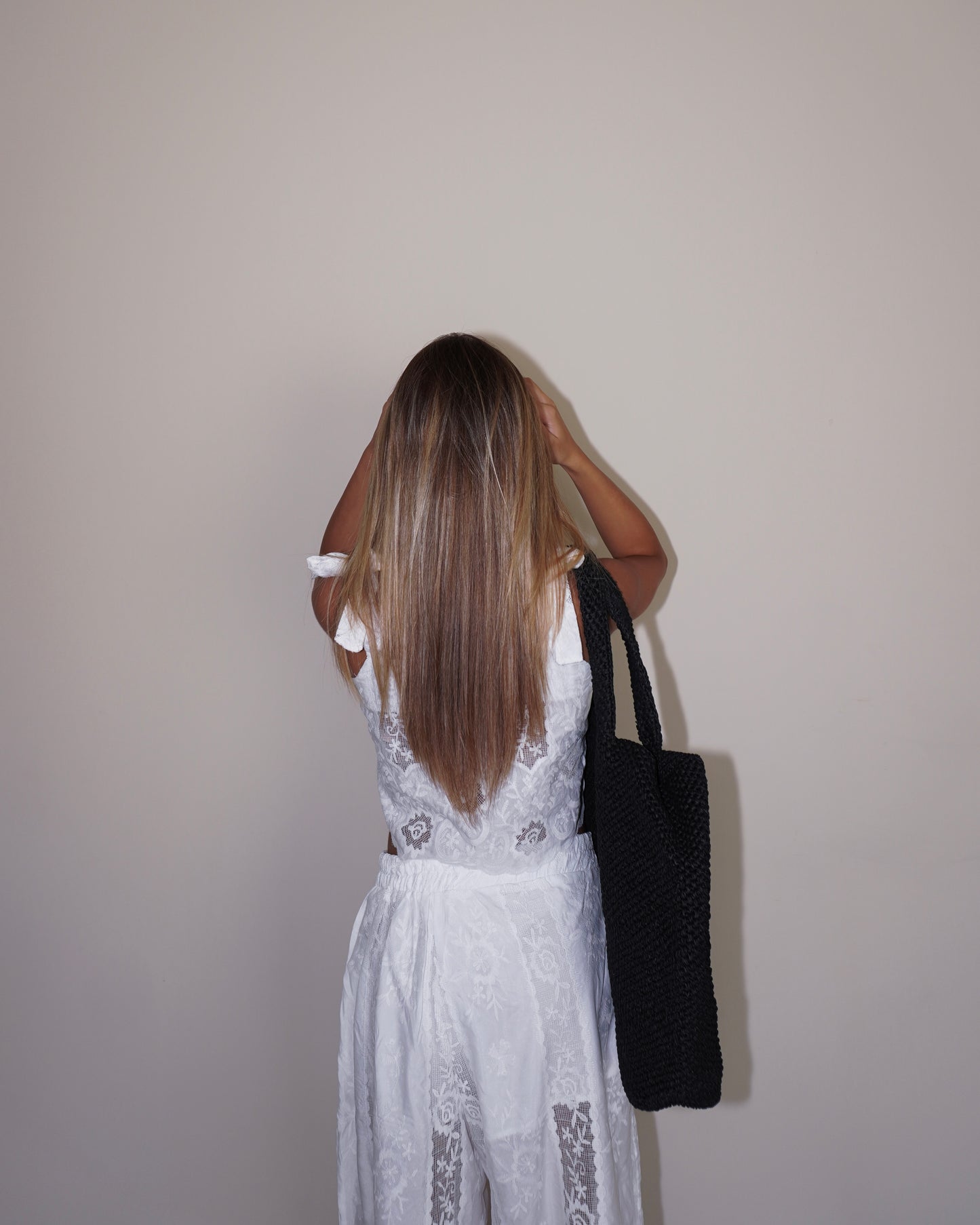 COMPLETO PANTALONE E TOP IN COTONE