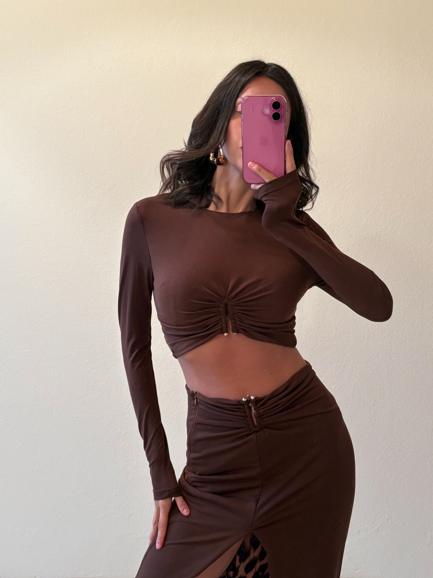 TWIN-SET GONNA LUNGA E MAGLIA