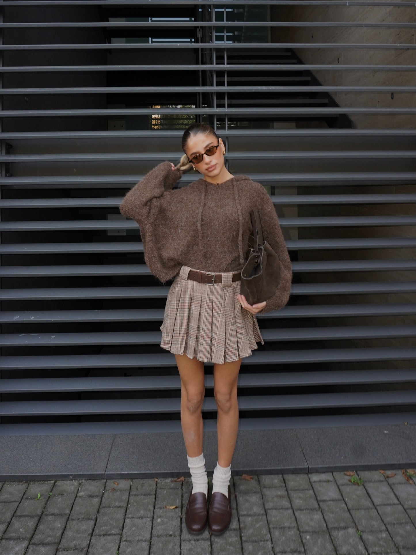 MINIGONNA PLISSETTATA TARTAN