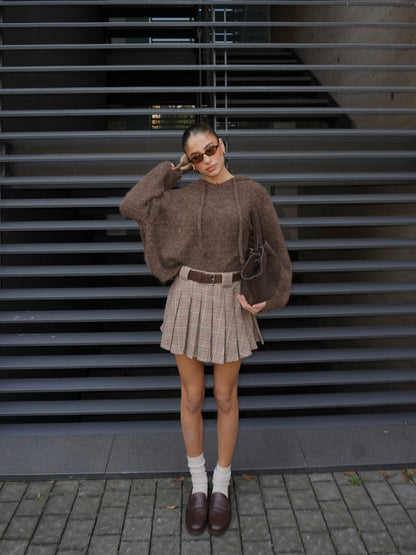 MINIGONNA PLISSETTATA TARTAN