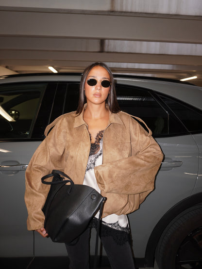 GIACCA BOMBER CON ZIP