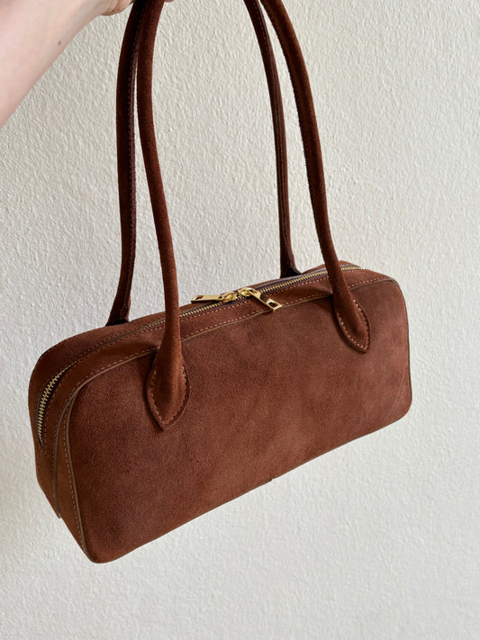 BORSA IN CAMOSCIO VERA PELLE