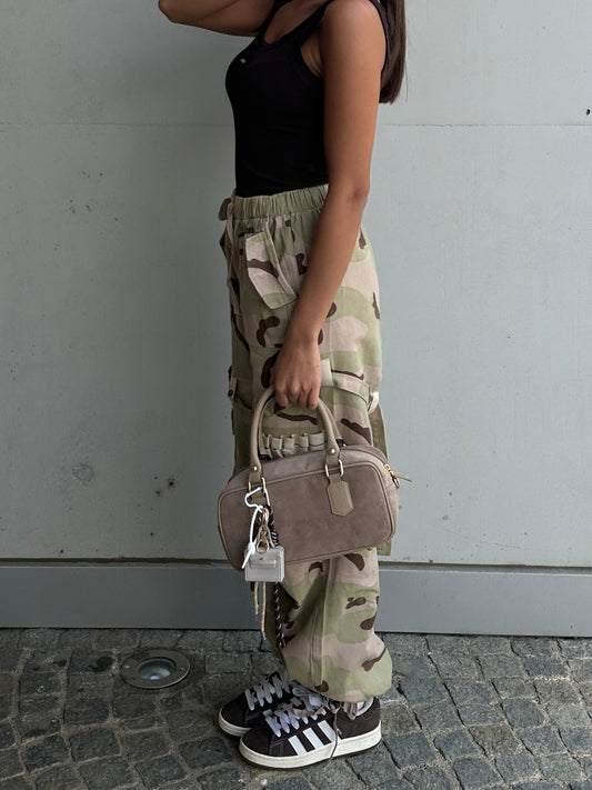 PANTALONE MILITARE CON COULISSE