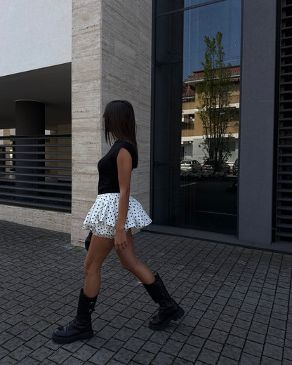 MINIGONNA A PALLONCINO CON POIS