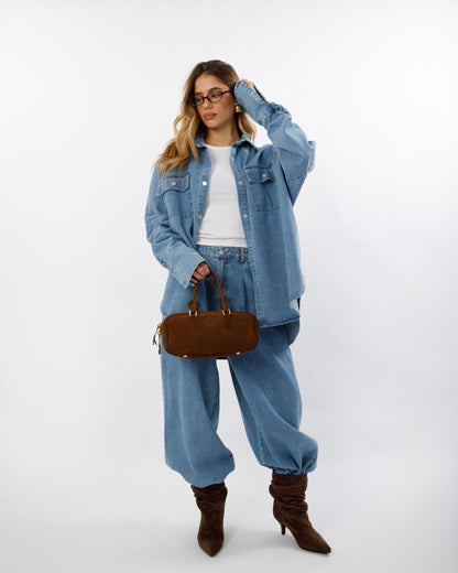 COMPLETO IN DENIM CAMICIA E PANTALONE