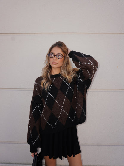 GONNA IN MAGLIA CON PINCES