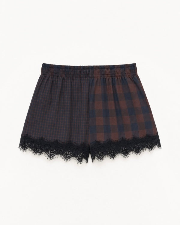 SHORTS CON PIZZO DOPPIA FANTASIA LUMINA