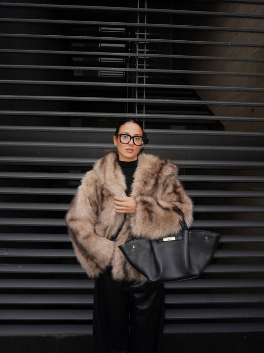 ECOPELLICCIA CON CAPPUCCIO