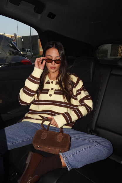 MAGLIONE POLO A RIGHE