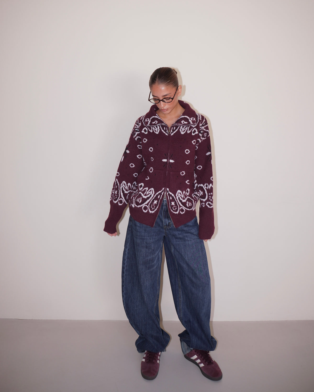 PULLOVER CON ZIP FANTASIA BANDANA