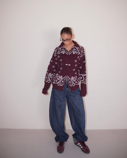 PULLOVER CON ZIP FANTASIA BANDANA
