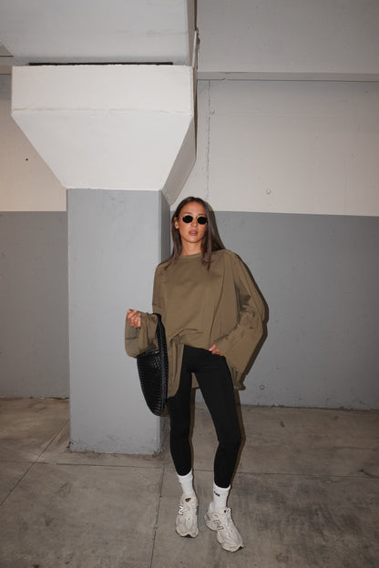 LEGGINGS A VITA ALTA ELASTICIZZATO