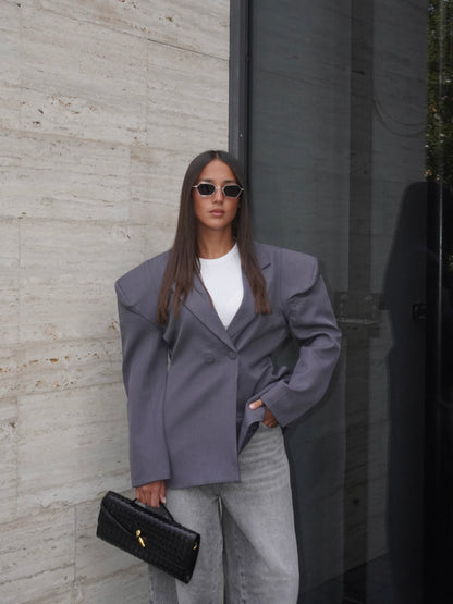 BLAZER CON SPALLINE IMBOTTITE