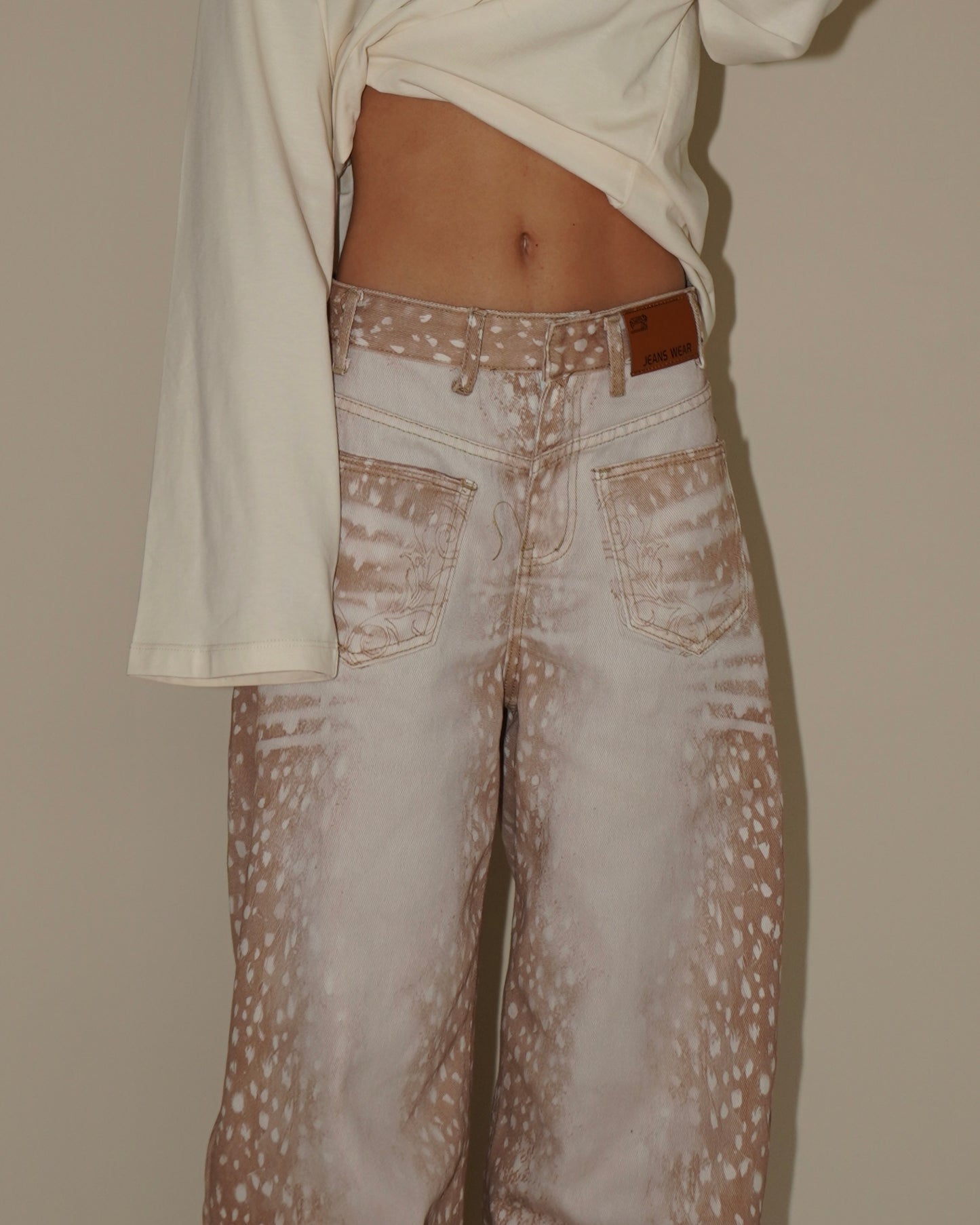 JEANS ANIMALIER BAMBI