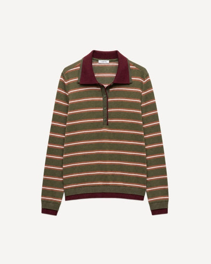POLO A RIGHE CON COLLETTO