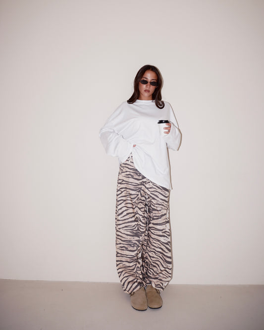 PANTALONE MORBIDO ZEBRATO