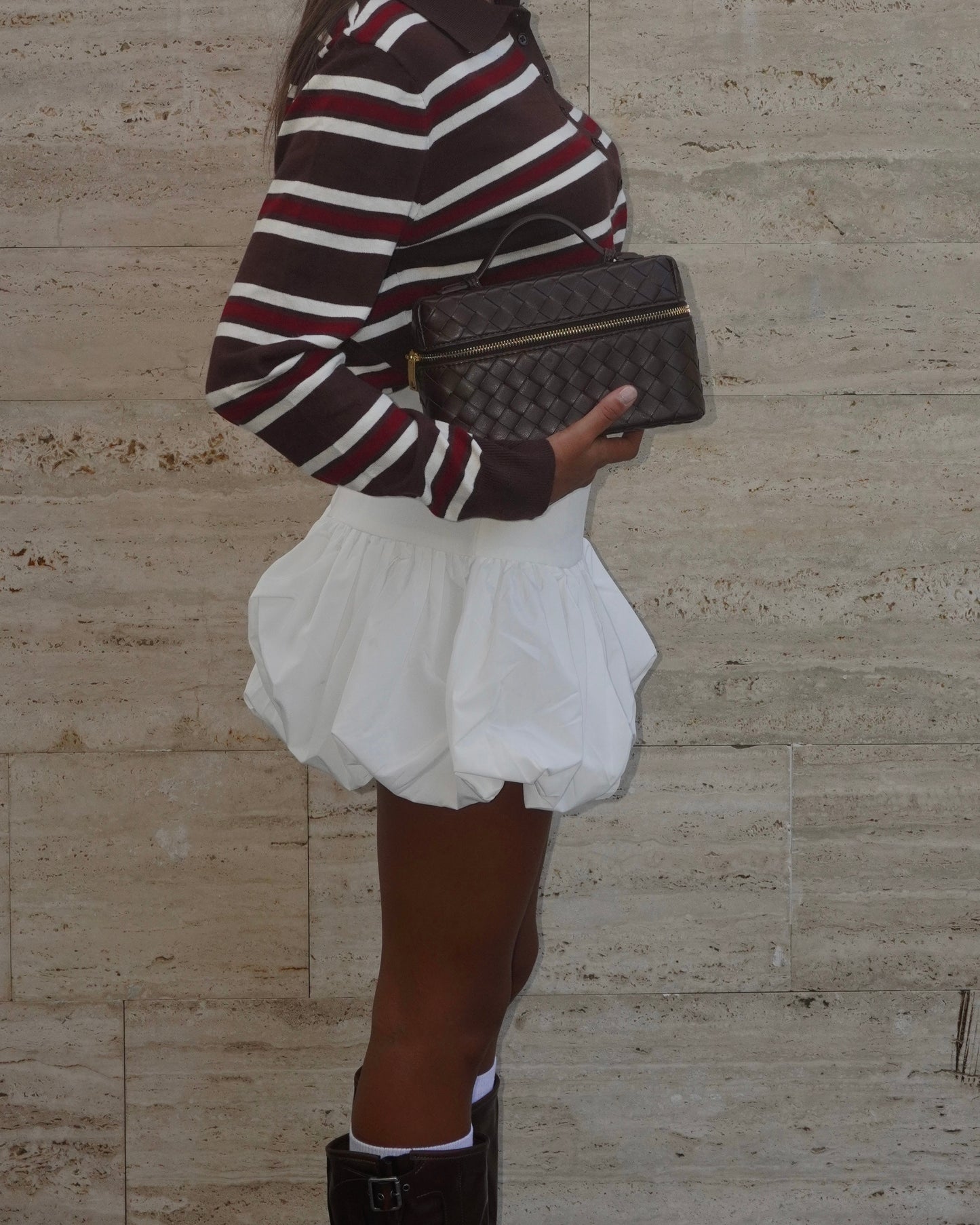 MINIGONNA CON FASCIA ALTA