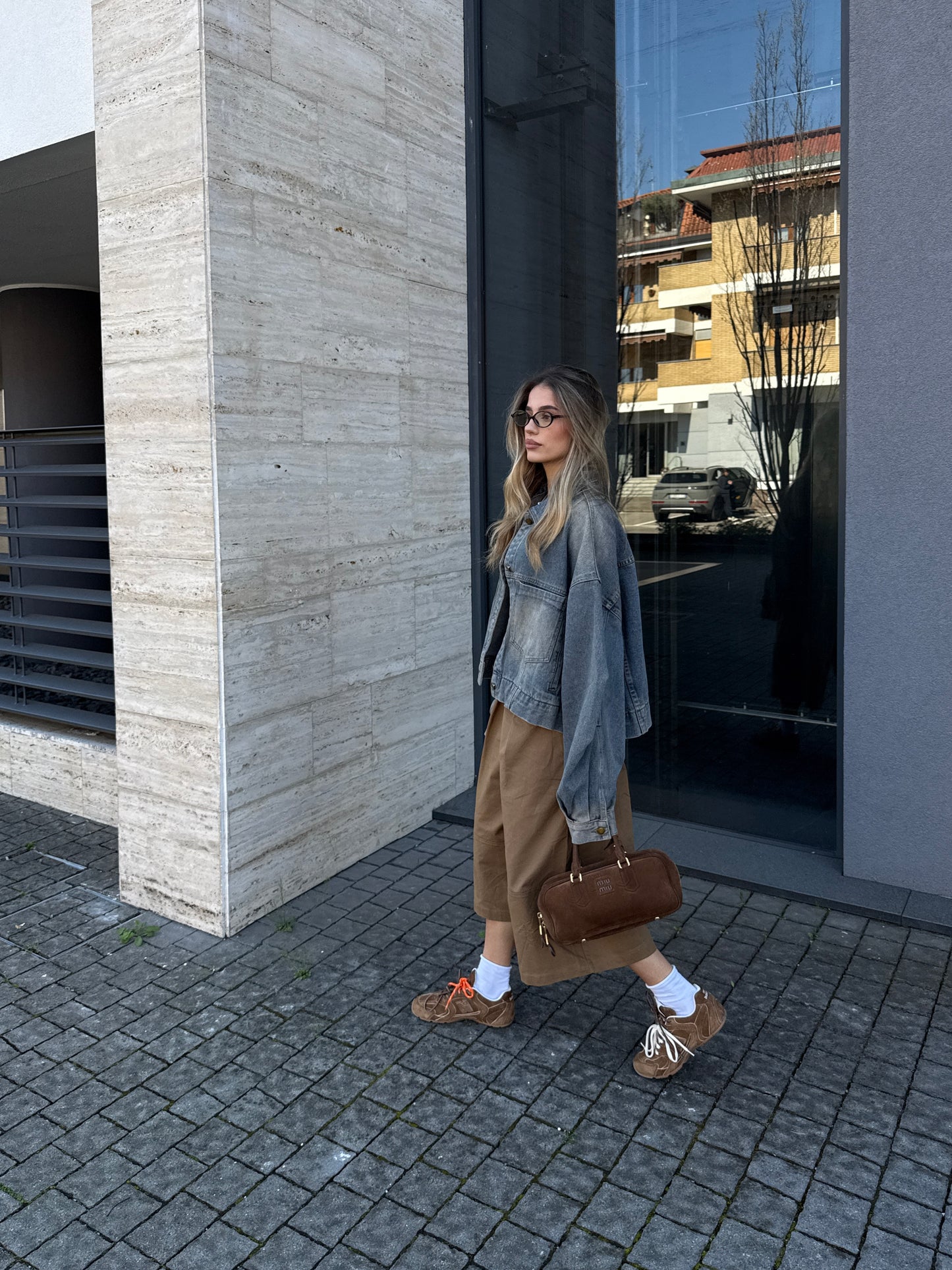 BERMUDA LUNGO IN COTONE