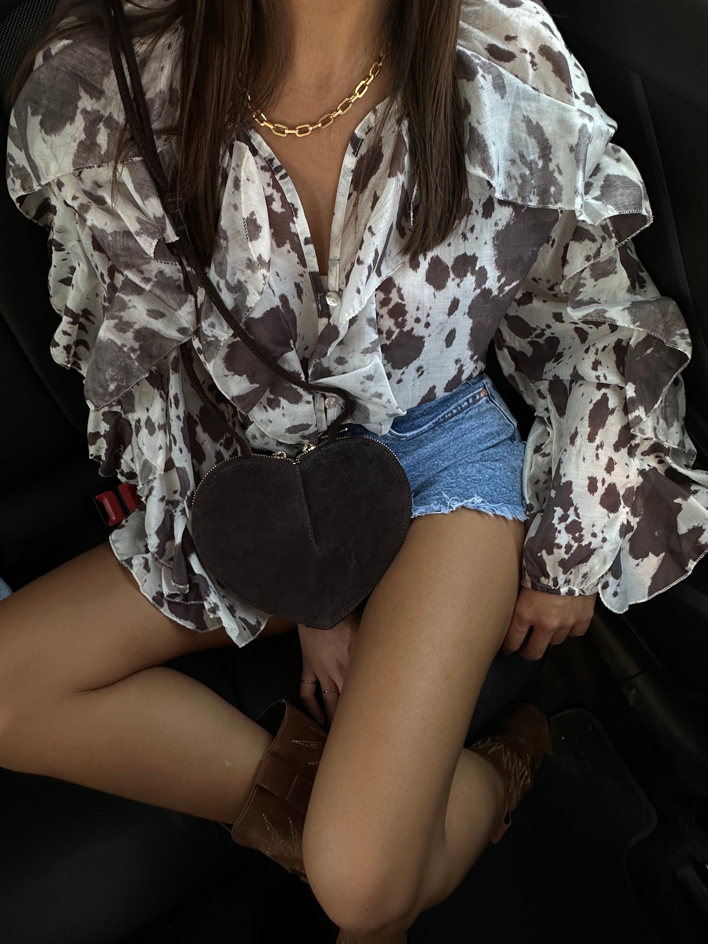 CAMICIA CON ROUGE MUCCATA