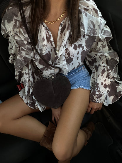 CAMICIA CON ROUGE MUCCATA