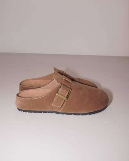 SLIPPERS IN SIMIL CAMOSCIO