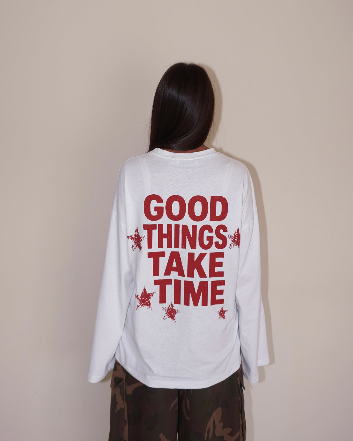 T-SHIRT LONGSLEEVE CON STAMPA