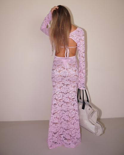 COMPLETO ABITO E BIKINI IN PIZZO