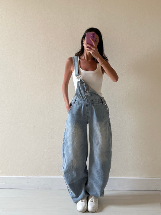 SALOPETTE DENIM BALLOON